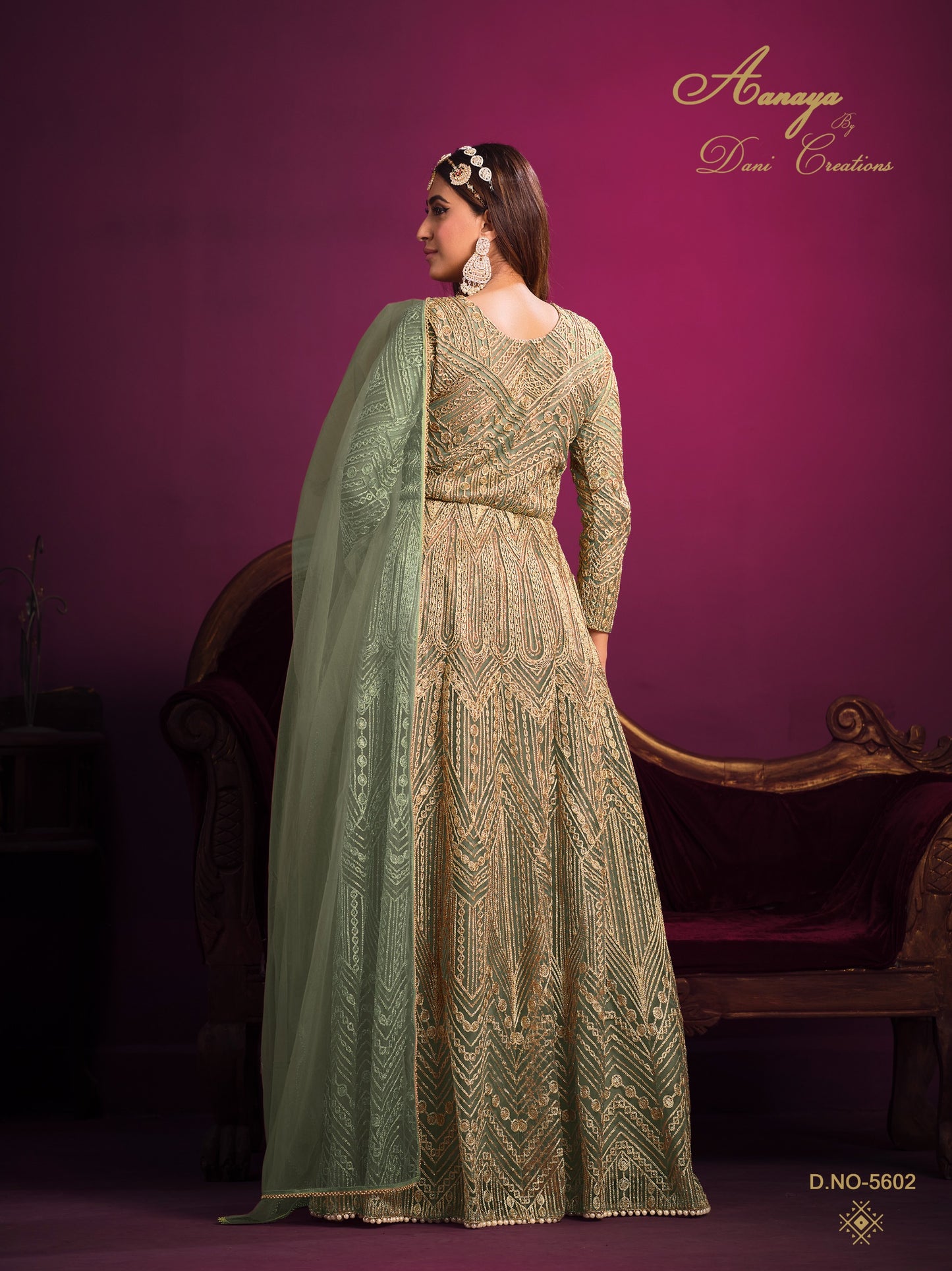 5602 Aanaya Vol 156 Dani Creation Net Pakistani Salwar Suits