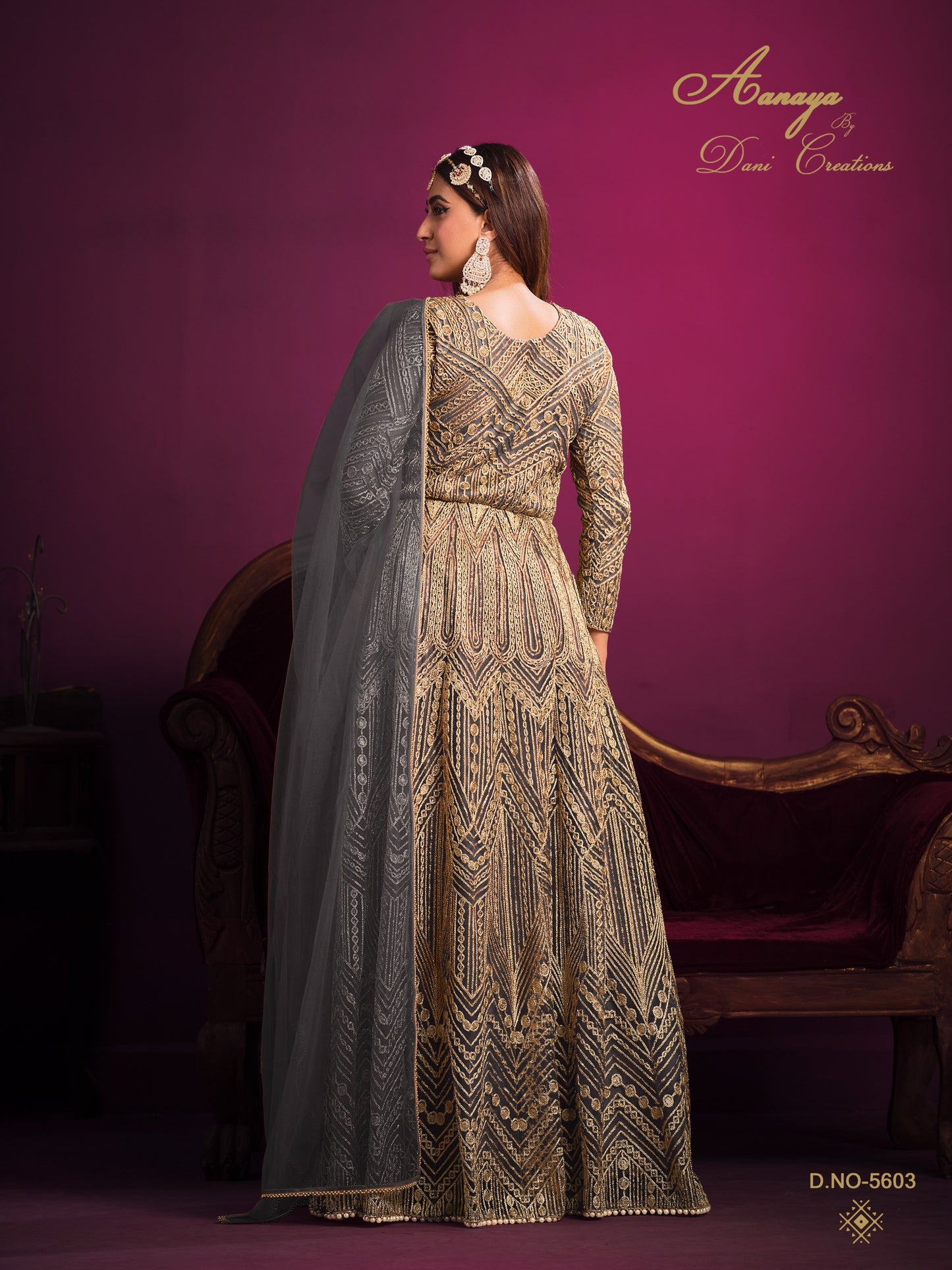 5603 Aanaya Vol 156 Dani Creation Net Pakistani Salwar Suits