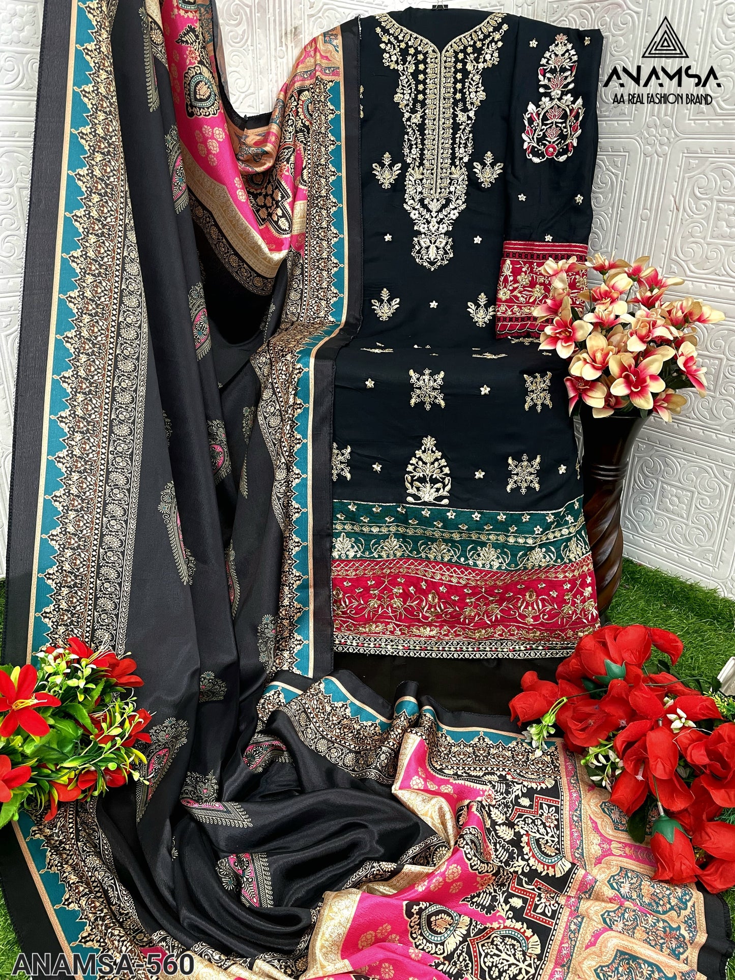 560 Anamsa Rayon Pakistani Salwar Suits