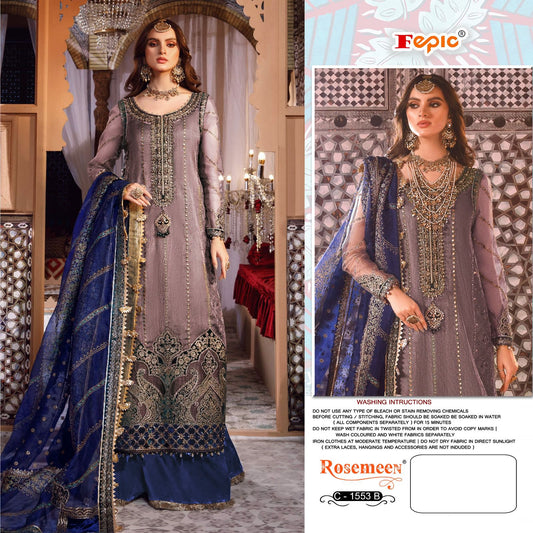 C-1553-B Rosemeen Fepic Pakistani Salwar Suits