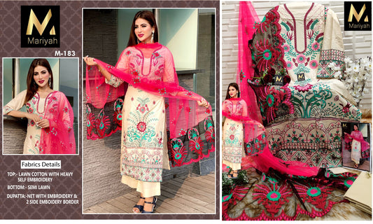 M-183 Mariyah Pakistani Salwar Suits