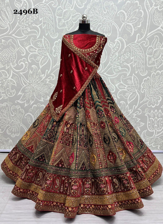 2496B Anjani Art Lehenga Choli