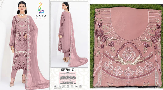 706C Safa Creation Pakistani Salwar Suits