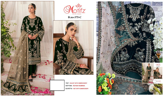 375C Motifz Pakistani Salwar Suits