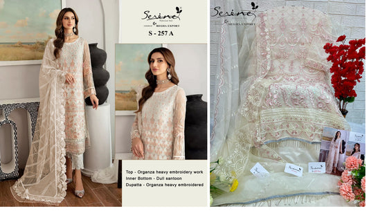 257A Serine Pakistani Salwar Suits
