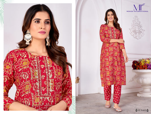 8499 Magic Vol 2 Moksh Kurti Pant Set