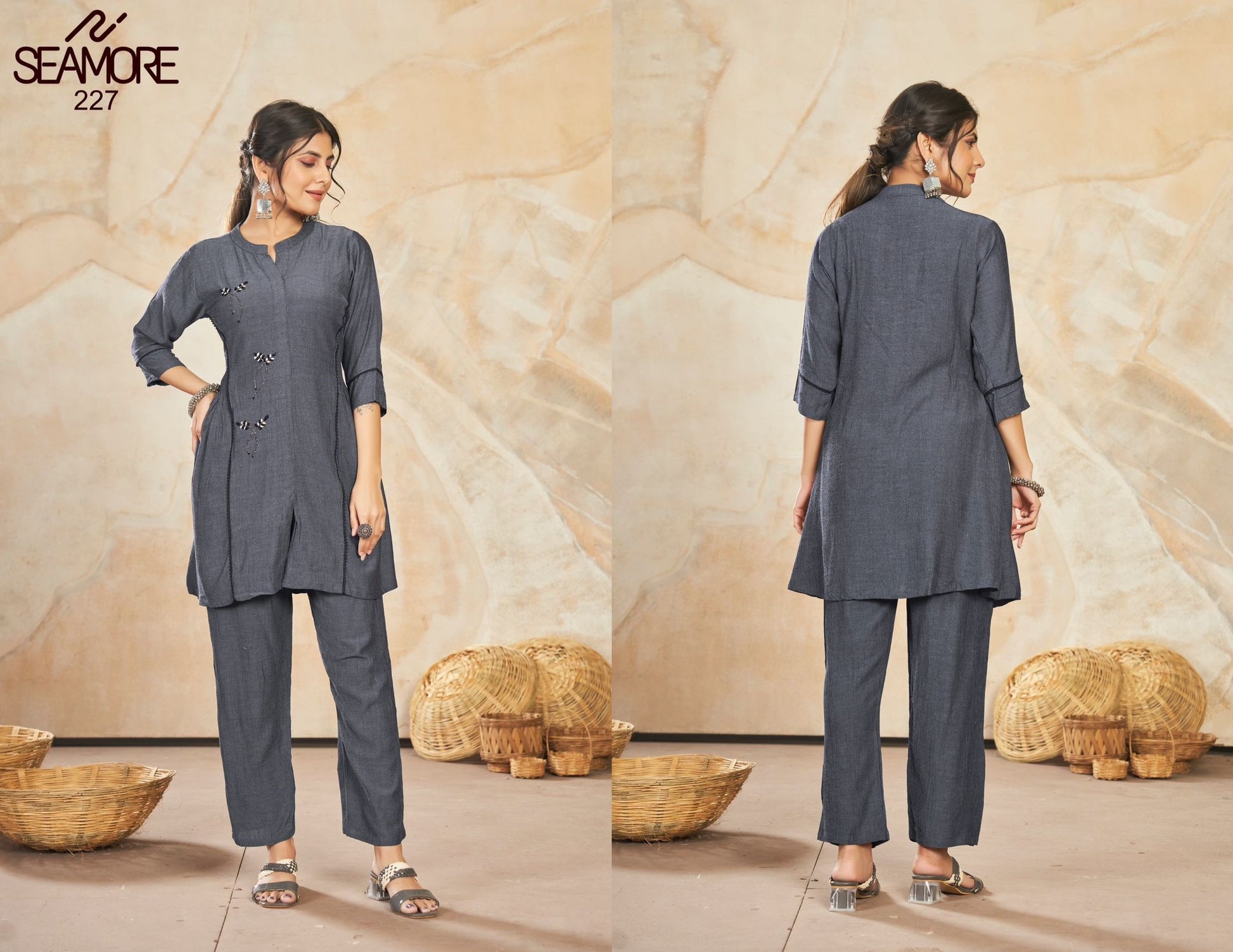 227 Ramdut Vol 2 Seamore Co Ord Set