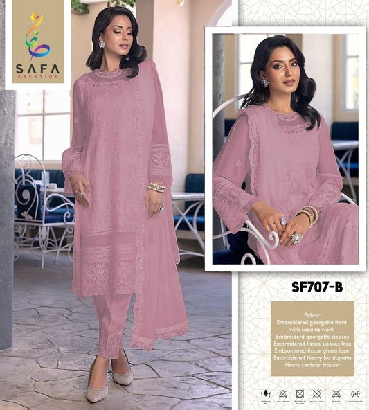 707B Colour Safa Creation Pakistani Salwar Suits
