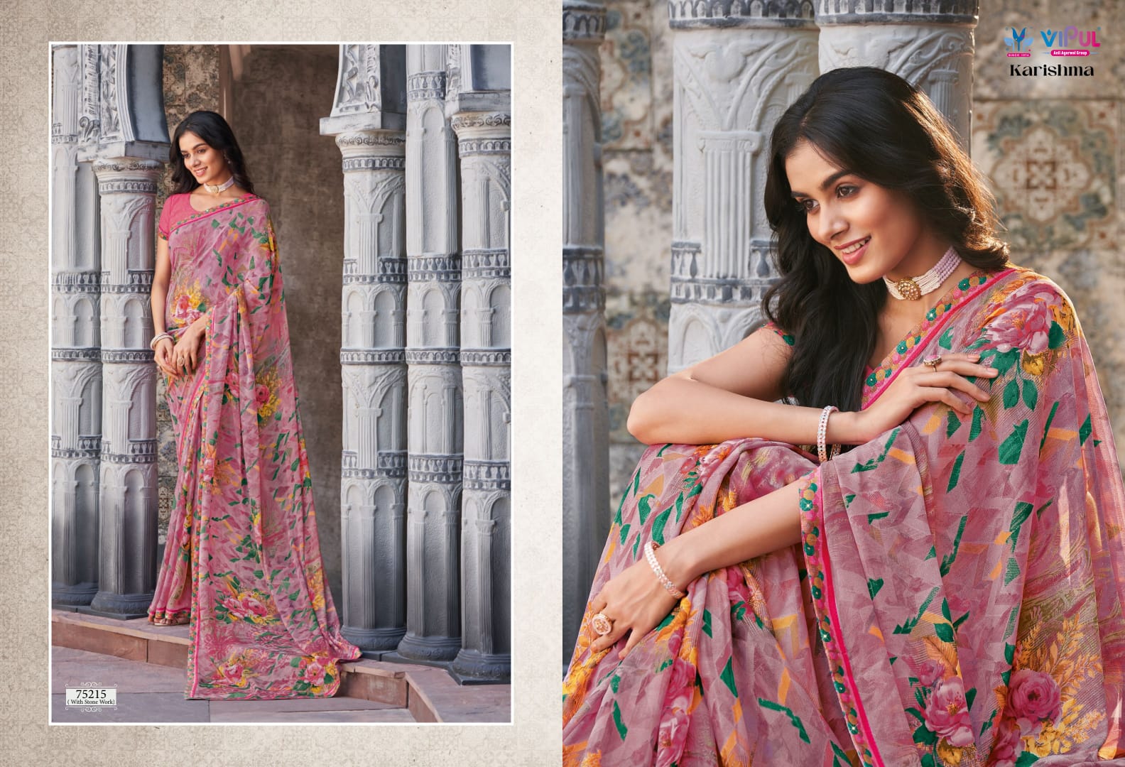 75215 Karishma Vipul Sarees