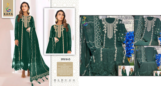 818D Safa Creation Pakistani Salwar Suits