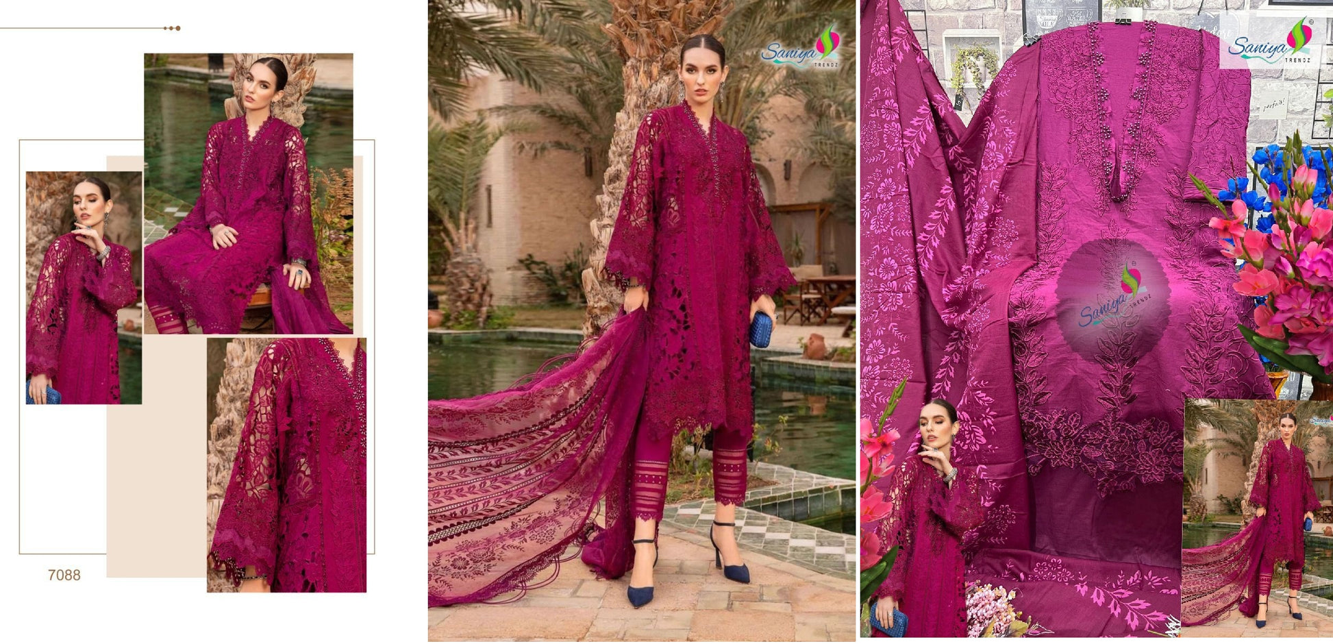7088 Saniya Trendz Pakistani Salwar Suits