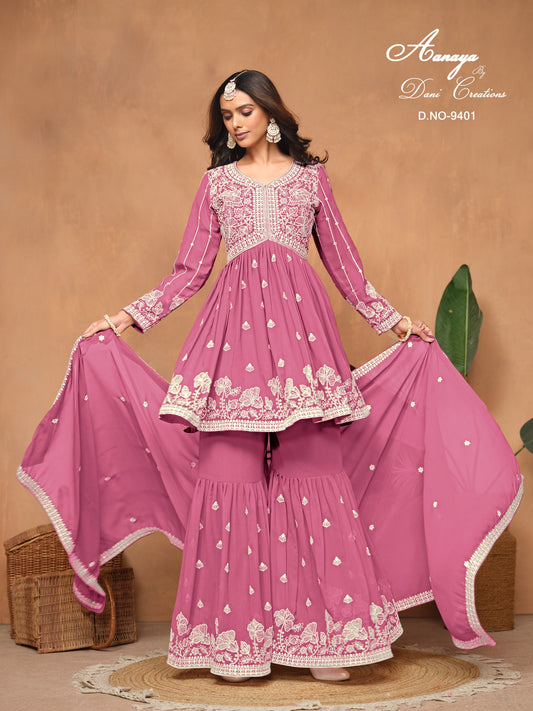 9401 Aanaya Vol 194 Dani Creation Unstitched Suits