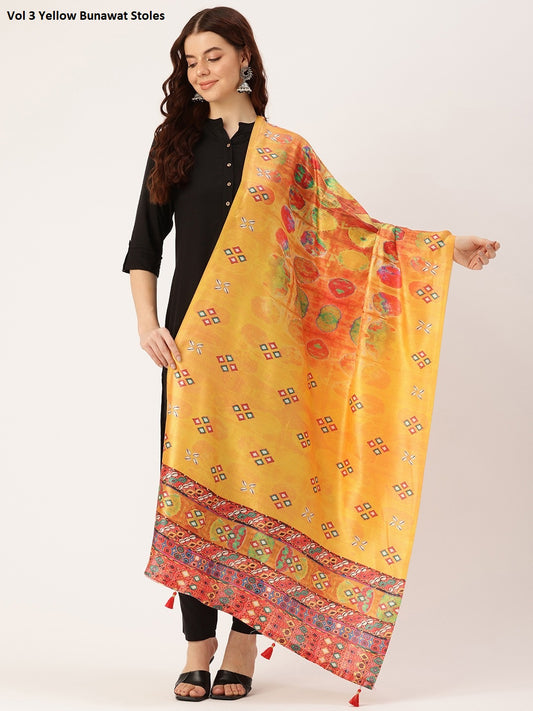 Vol 3 Yellow Bunawat Stoles