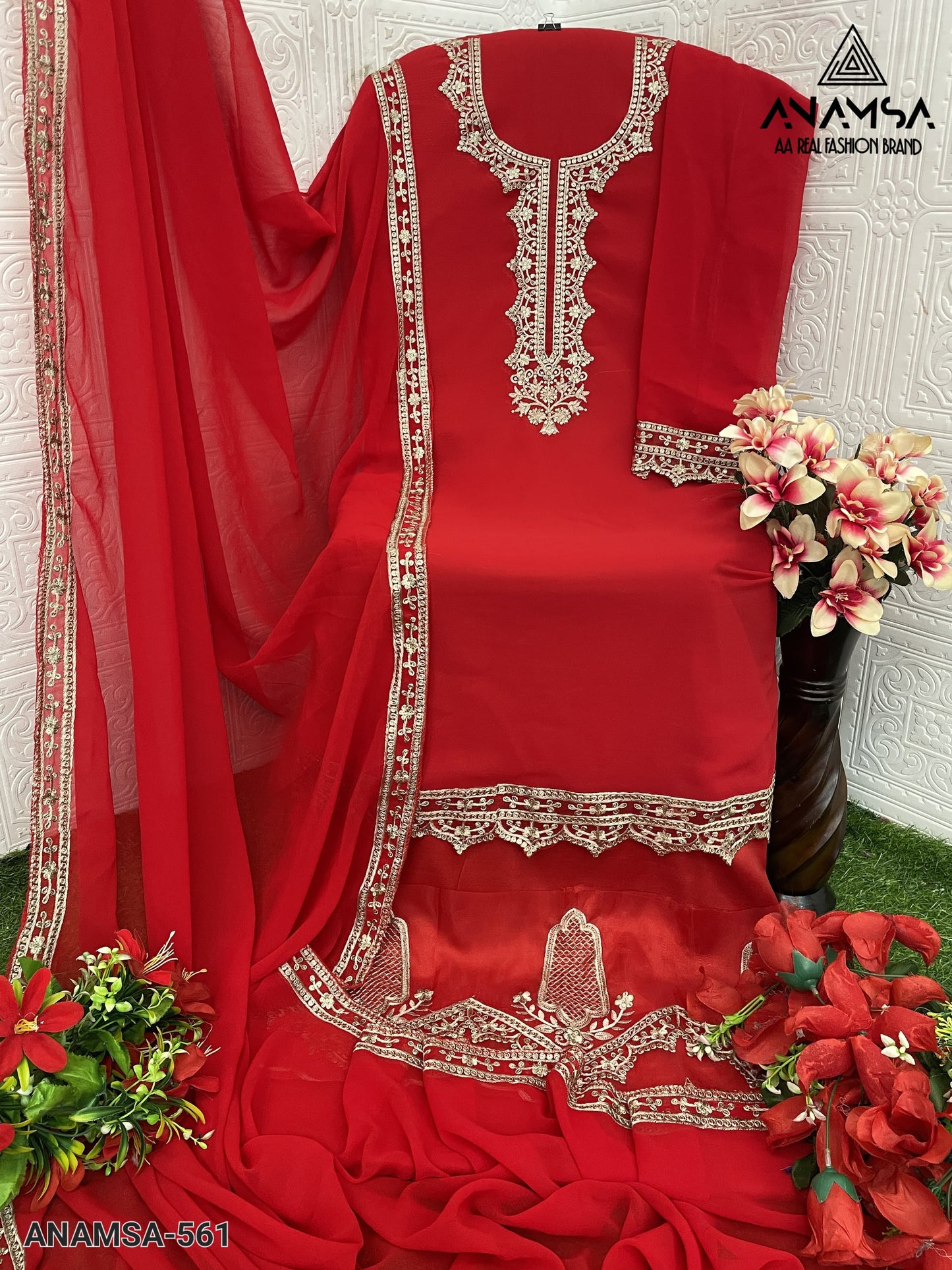 561 Anamsa Georgette Pakistani Salwar Suits