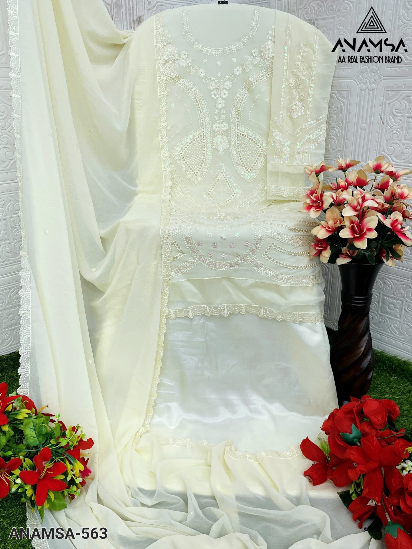 564 Anamsa Embroidered Pakistani Salwar Suits