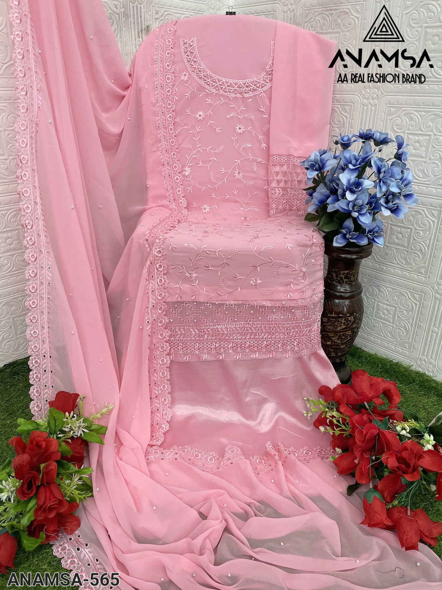 565 Anamsa Sequence Work Pakistani Salwar Suits