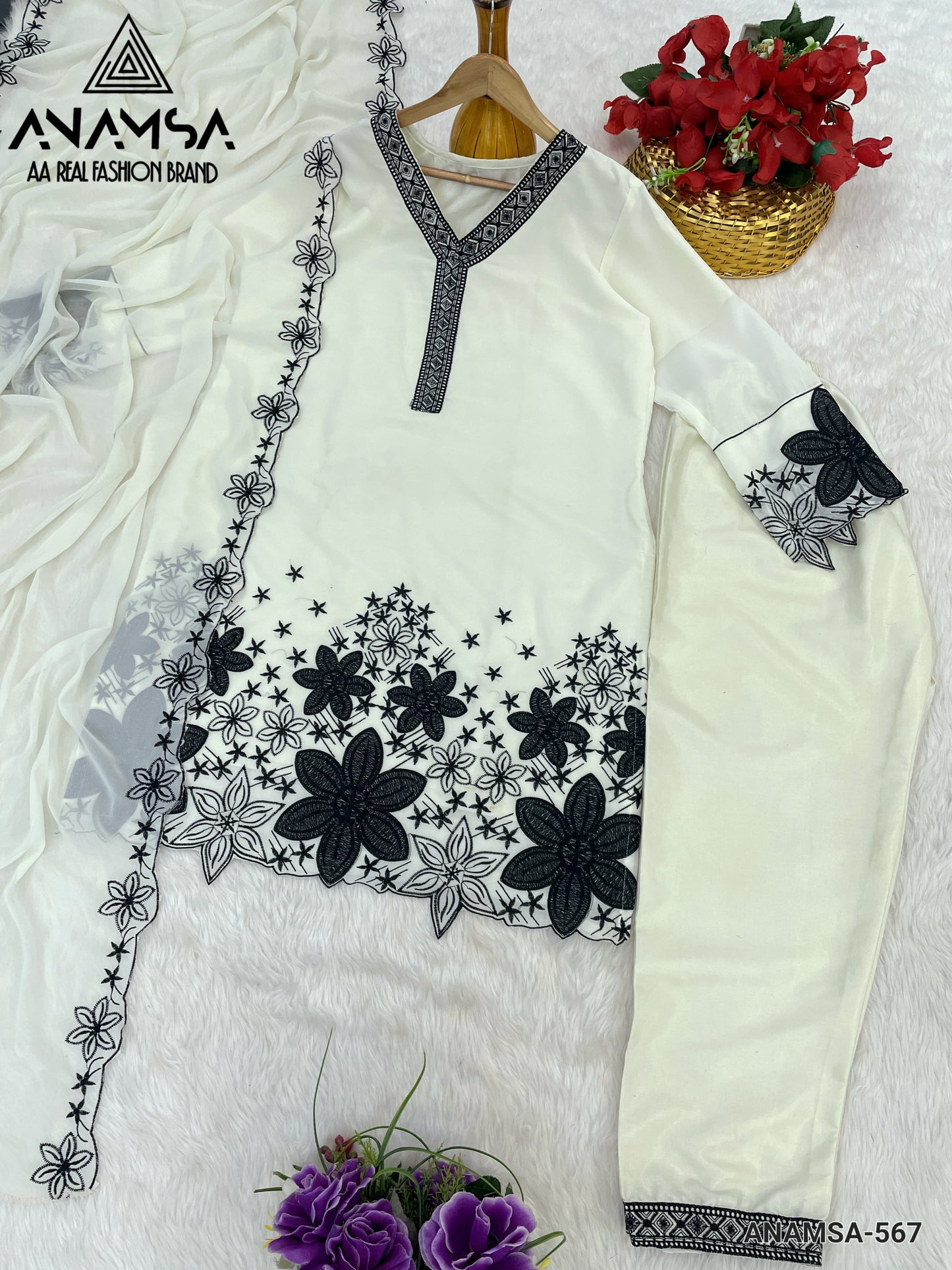 567 Anamsa Embroidered Pakistani Readymade Suits