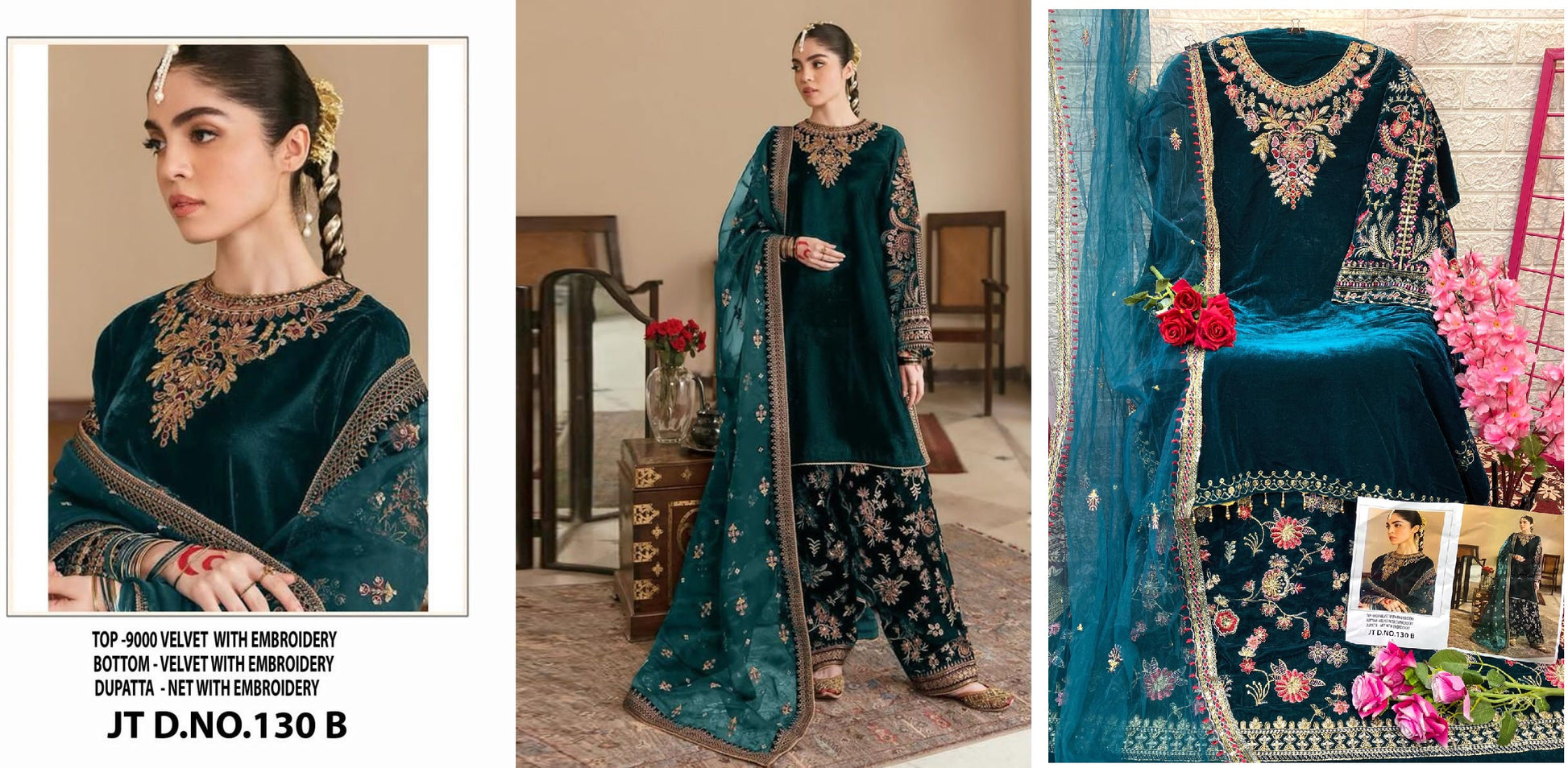 130B Johra Tex Pakistani Salwar Suits