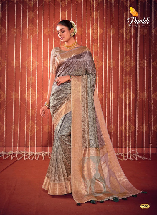 7610 Swastik Pankh Sarees