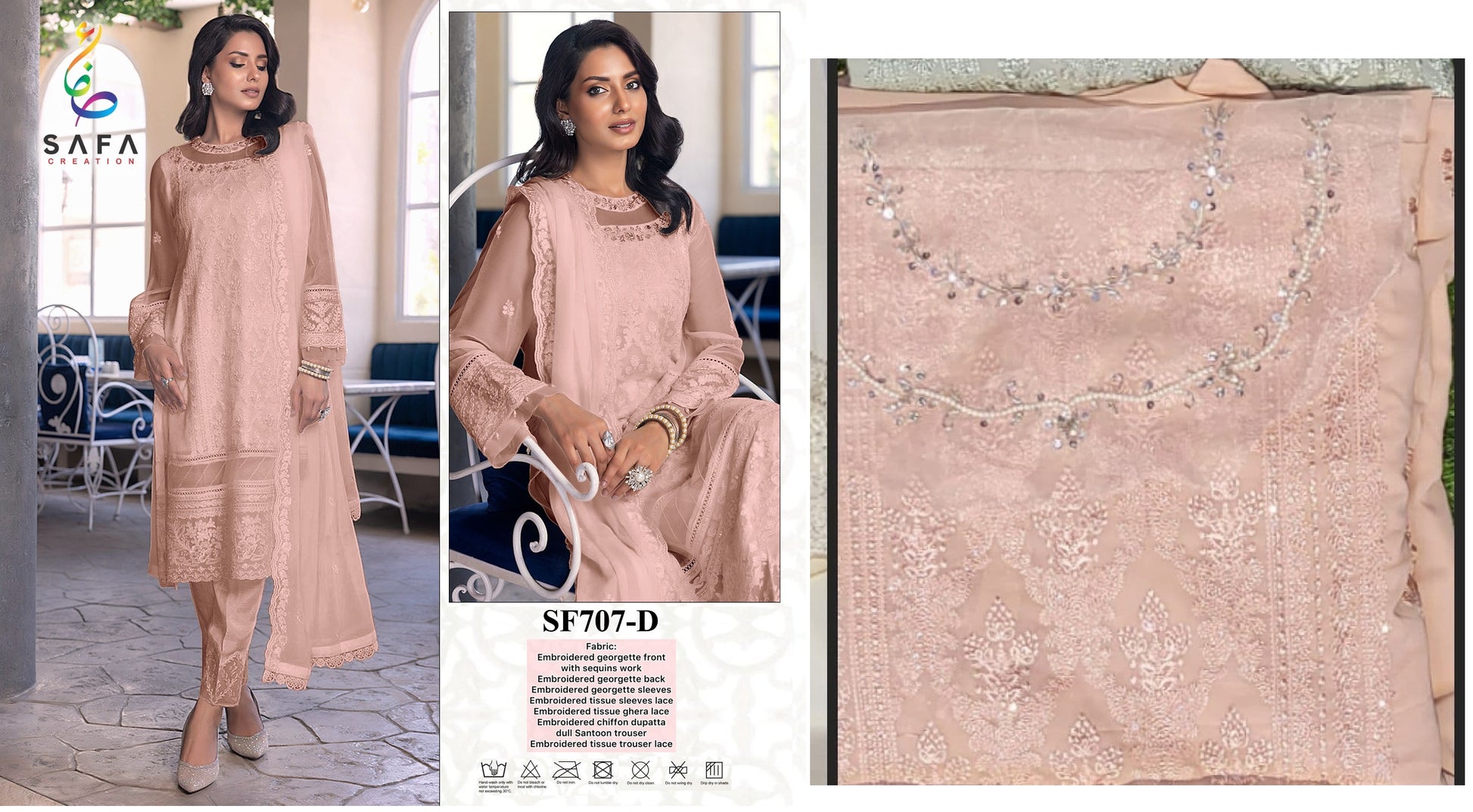 707D Safa Creation Pakistani Salwar Suits