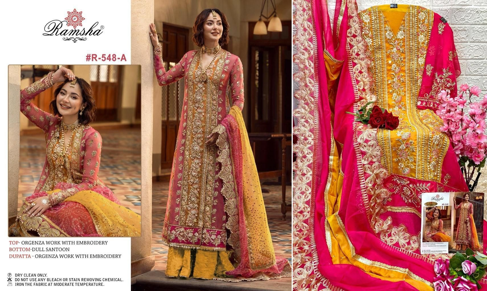 548A Ramsha Pakistani Salwar Suits