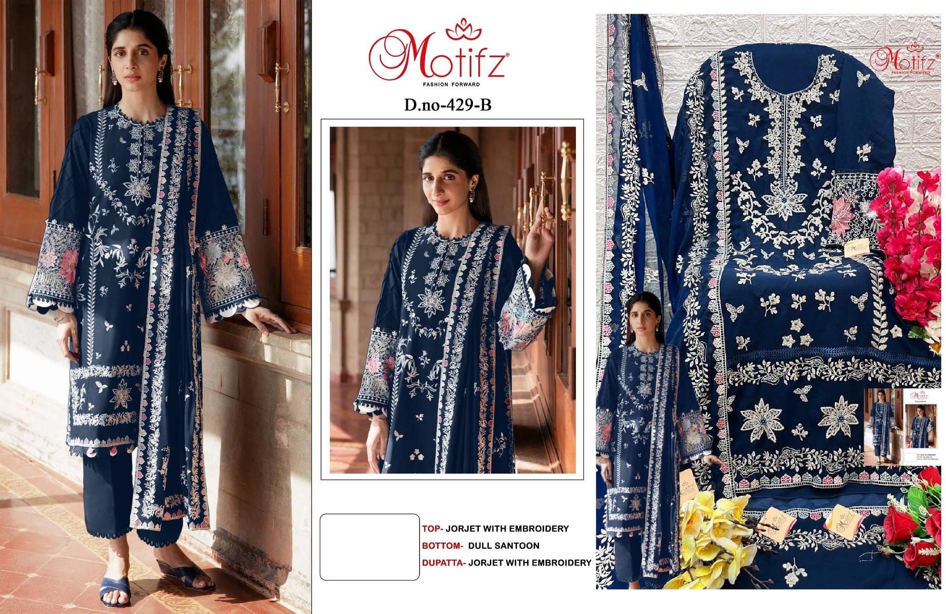 429B Motifz Pakistani Salwar Suits