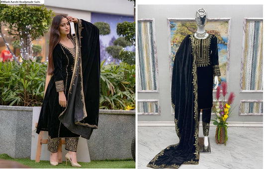 89Black Aarohi Readymade Suits