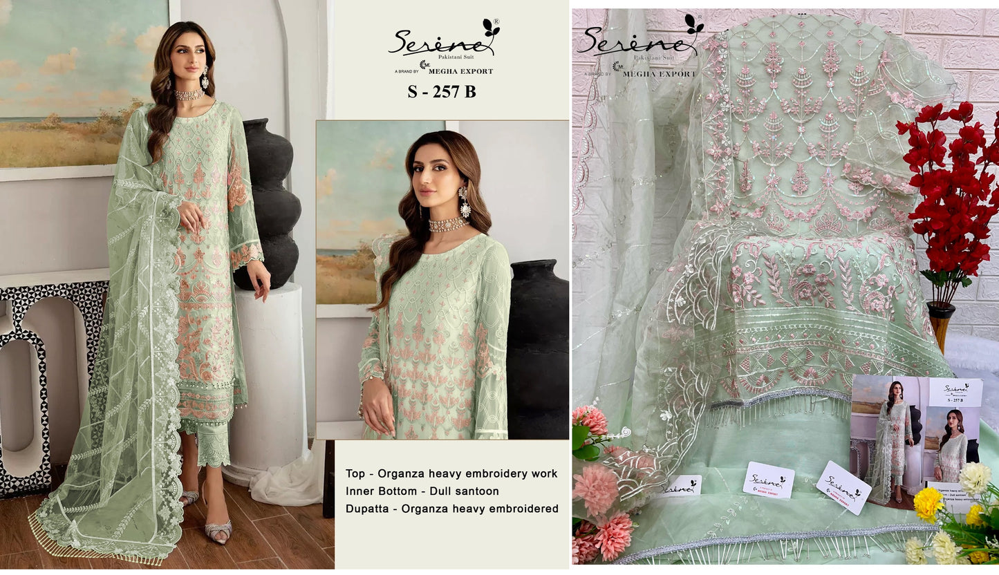 257B Serine Pakistani Salwar Suits