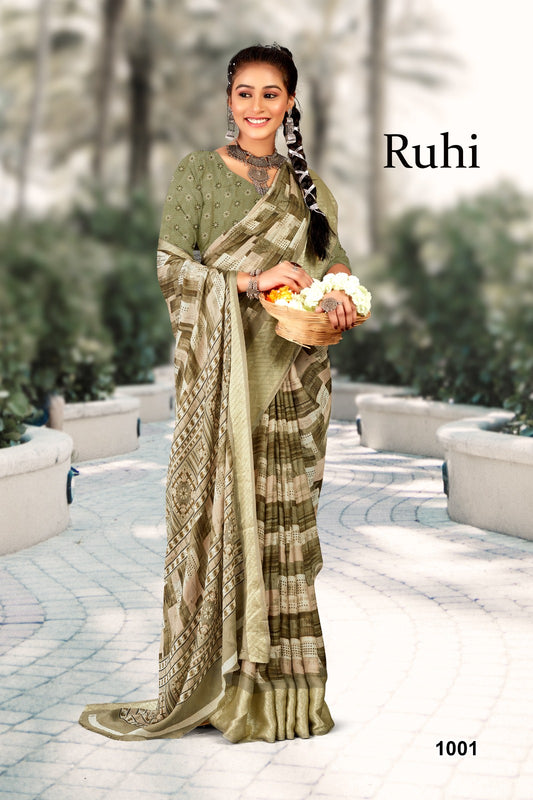 1001 Ruhi Mahamani Creation Sarees