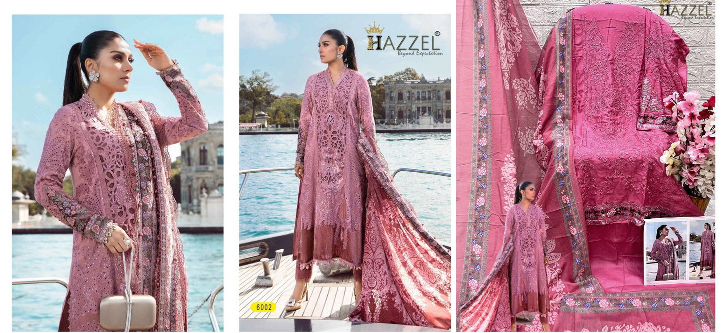6002 Hazzel Pakistani Salwar Suits