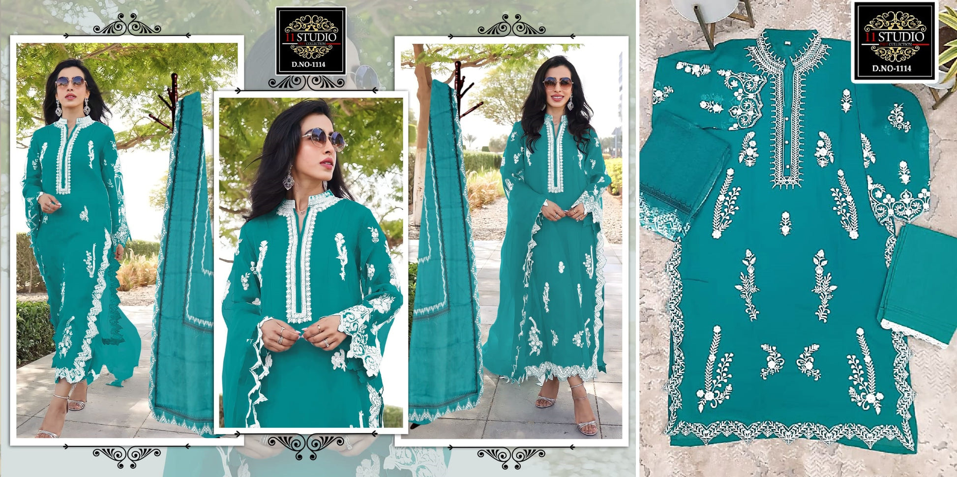 1114 Valley Green Eleven Studio Pakistani Readymade Suits