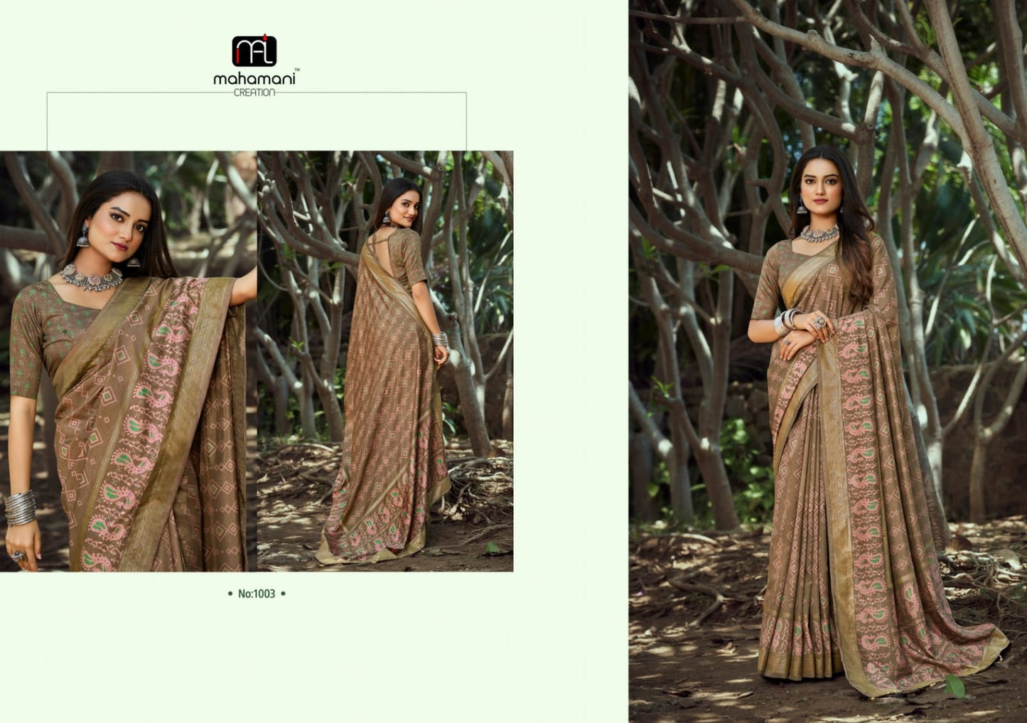 1003 Devika Mahamani Creation Sarees