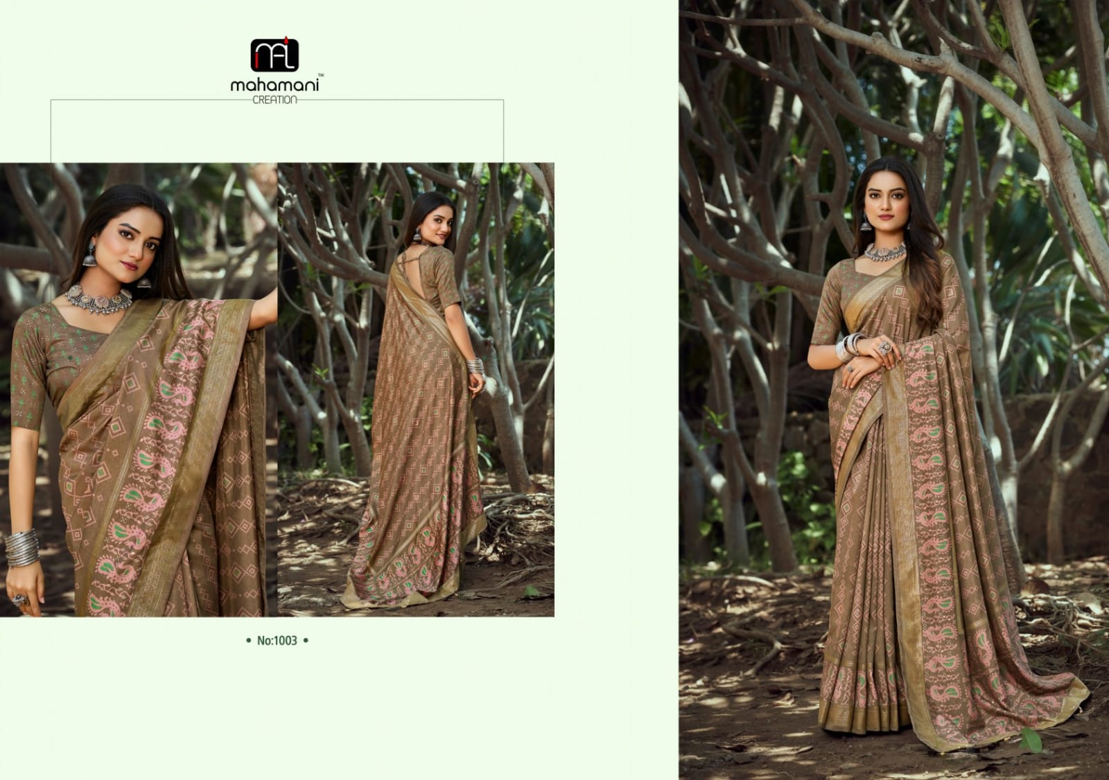 1003 Devika Mahamani Creation Sarees