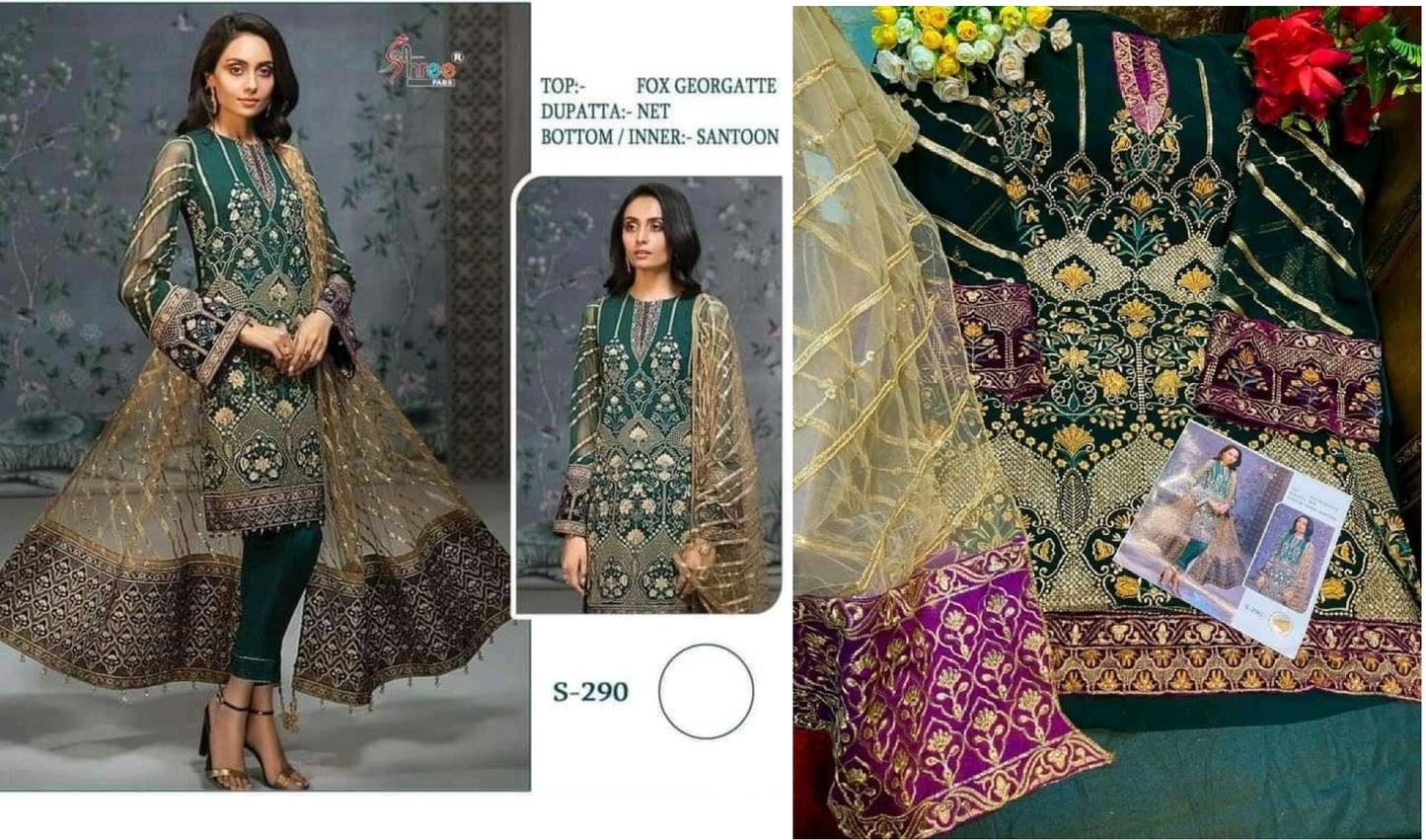 290 Shree Fabs Pakistani Salwar Suits