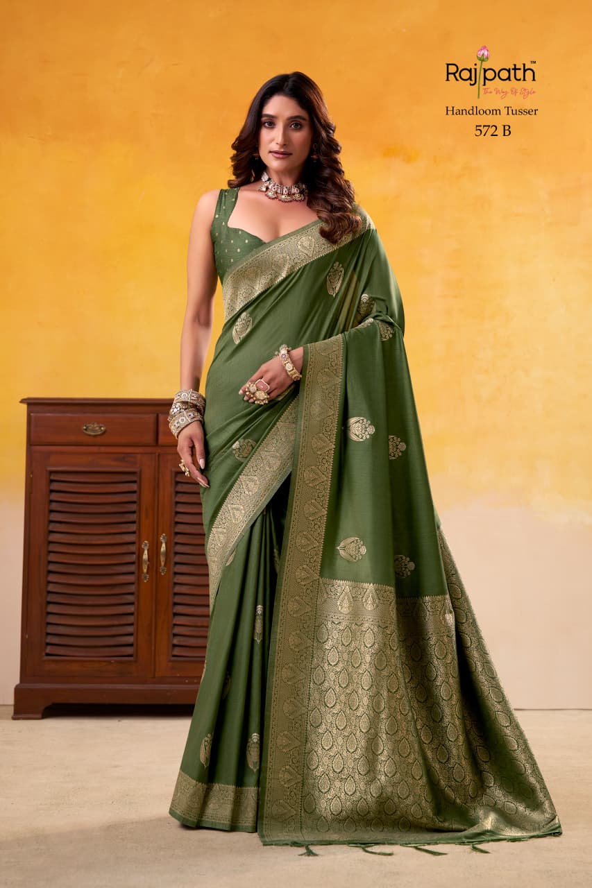572-B Dhatu Silk Rajpath Handloom Sarees