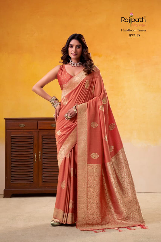 572-D Dhatu Silk Rajpath Handloom Sarees
