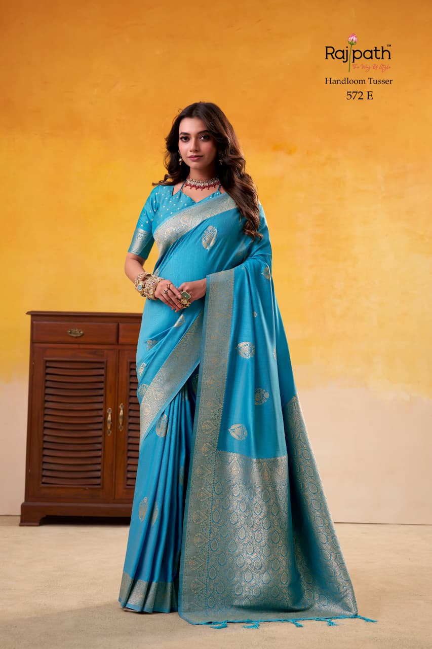 572-E Dhatu Silk Rajpath Handloom Sarees