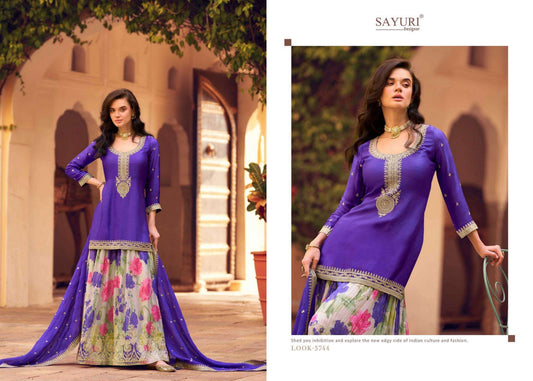 5744 Safar Sayuri Chinon Silk Readymade Suits