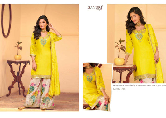 5746 Safar Sayuri Chinon Silk Readymade Suits