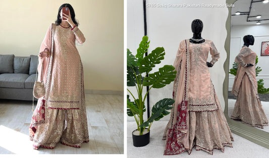 5765 Strkq Sharara Pakistani Readymade Suits