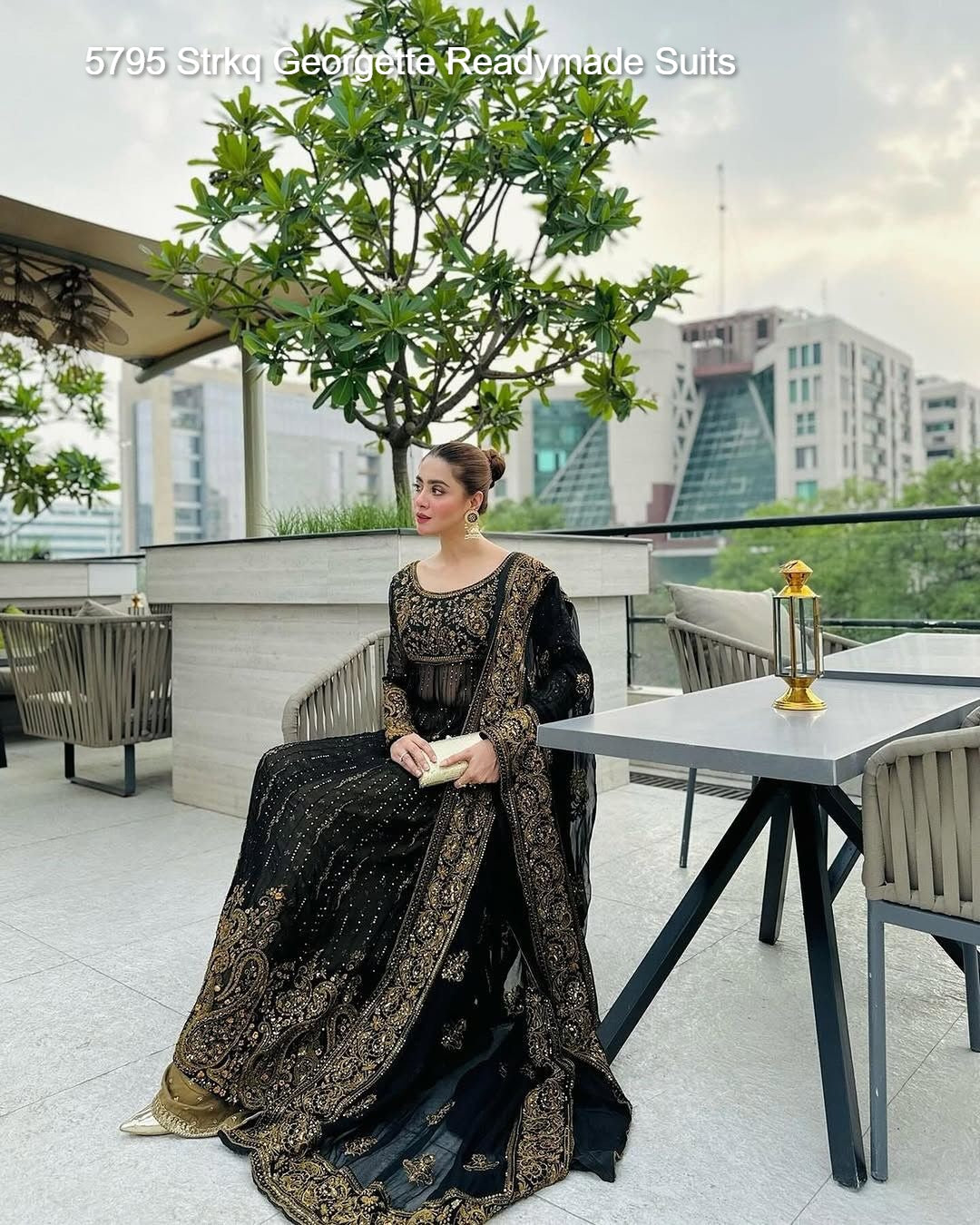 5795 Strkq Georgette Readymade Suits