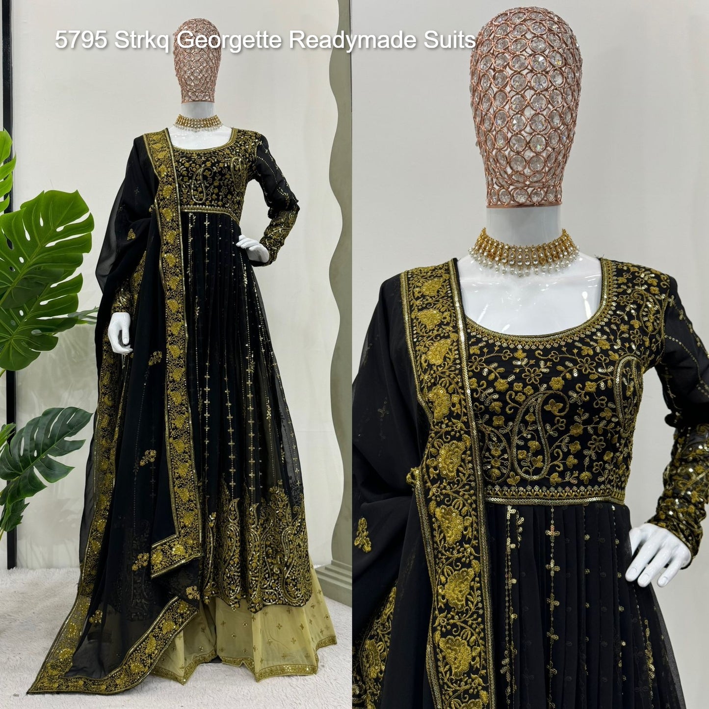 5795 Strkq Georgette Readymade Suits