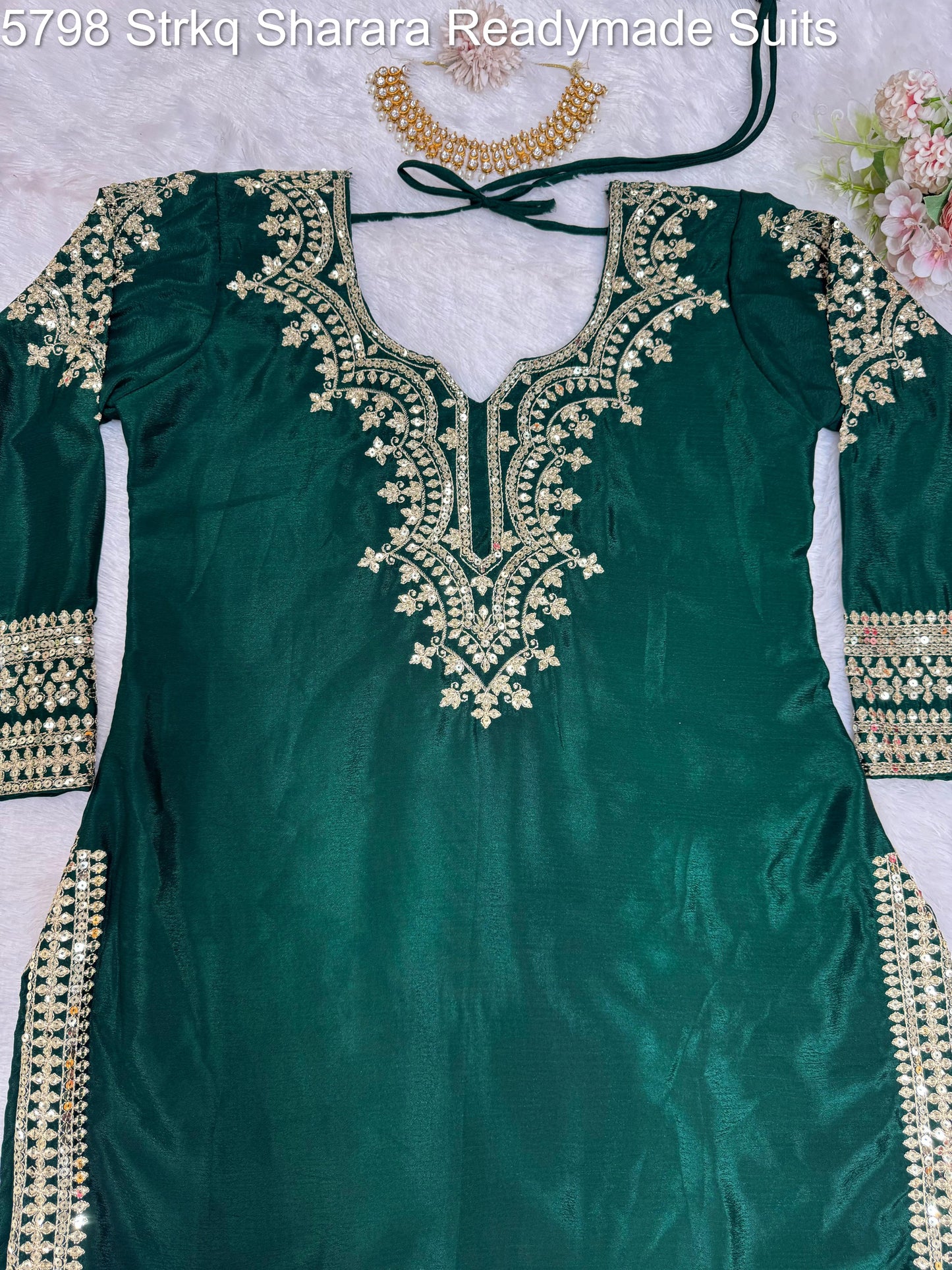 5798 Strkq Sharara Readymade Suits