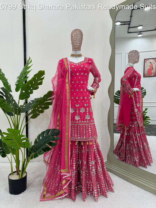 5799 Strkq Sharara Pakistani Readymade Suits
