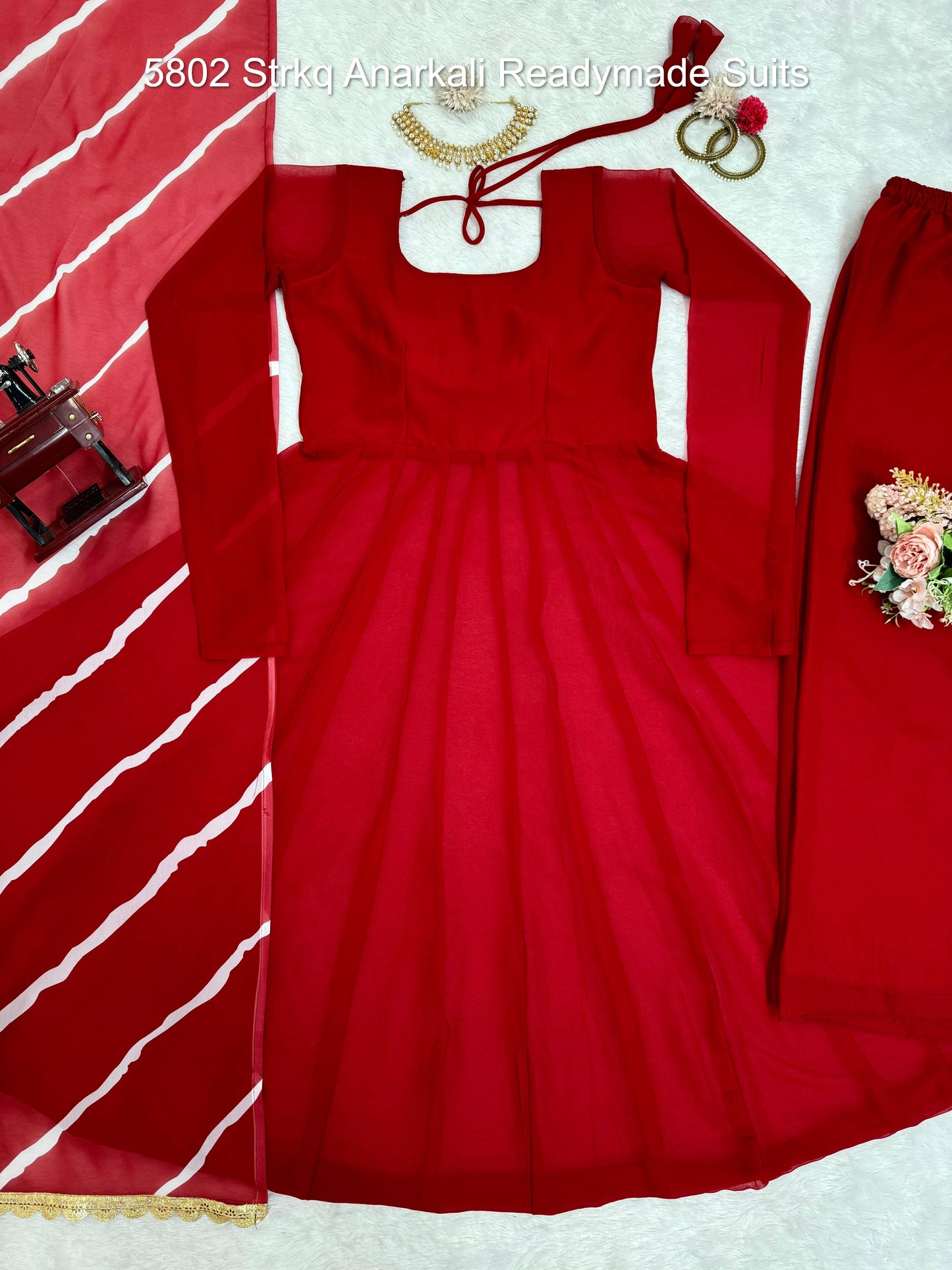 5802 Strkq Anarkali Readymade Suits