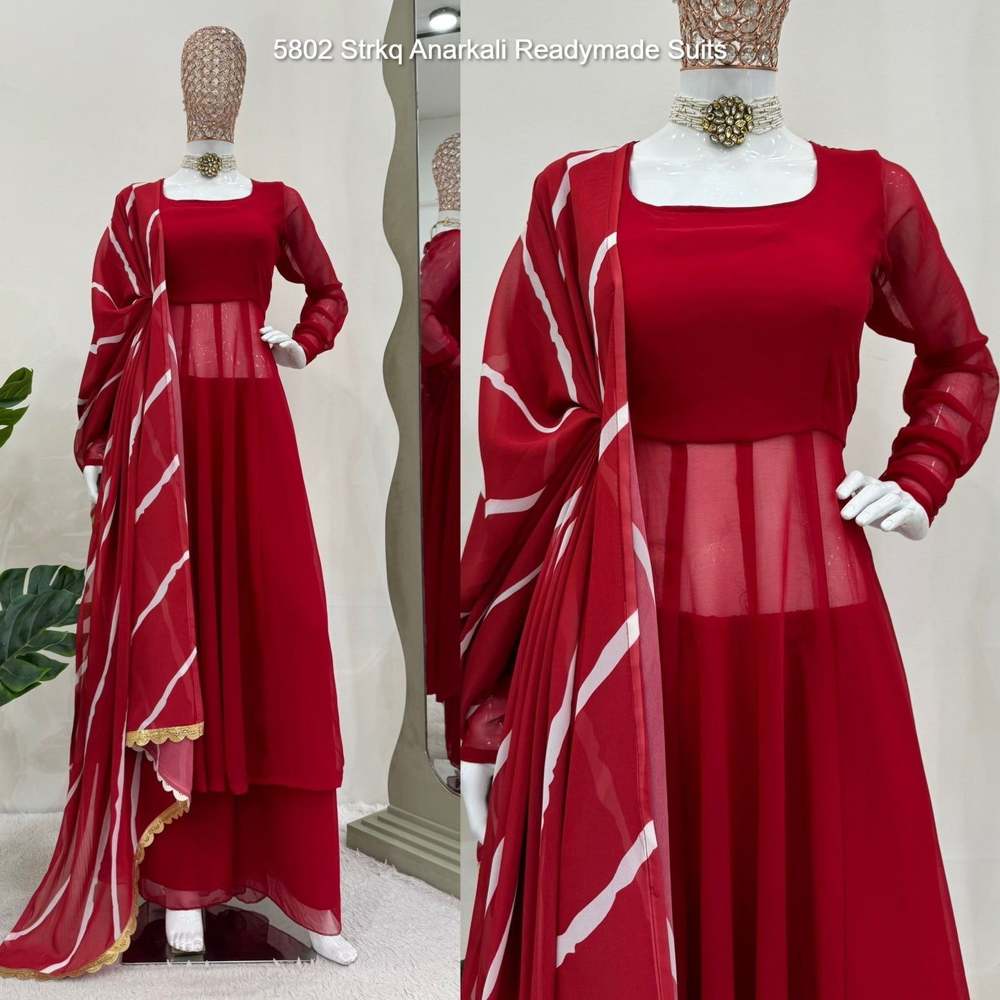 5802 Strkq Anarkali Readymade Suits