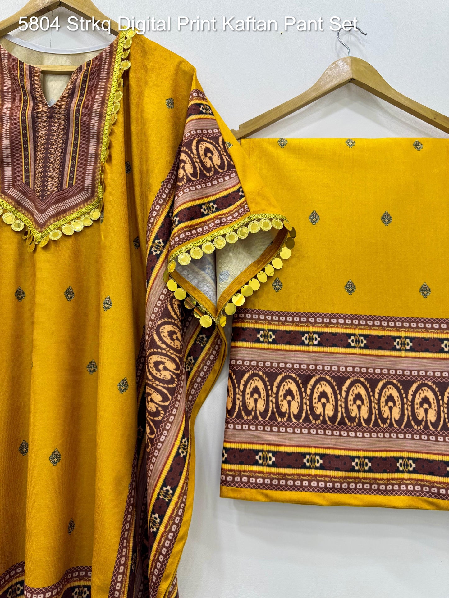 5804 Strkq Digital Print Kaftan Pant Set