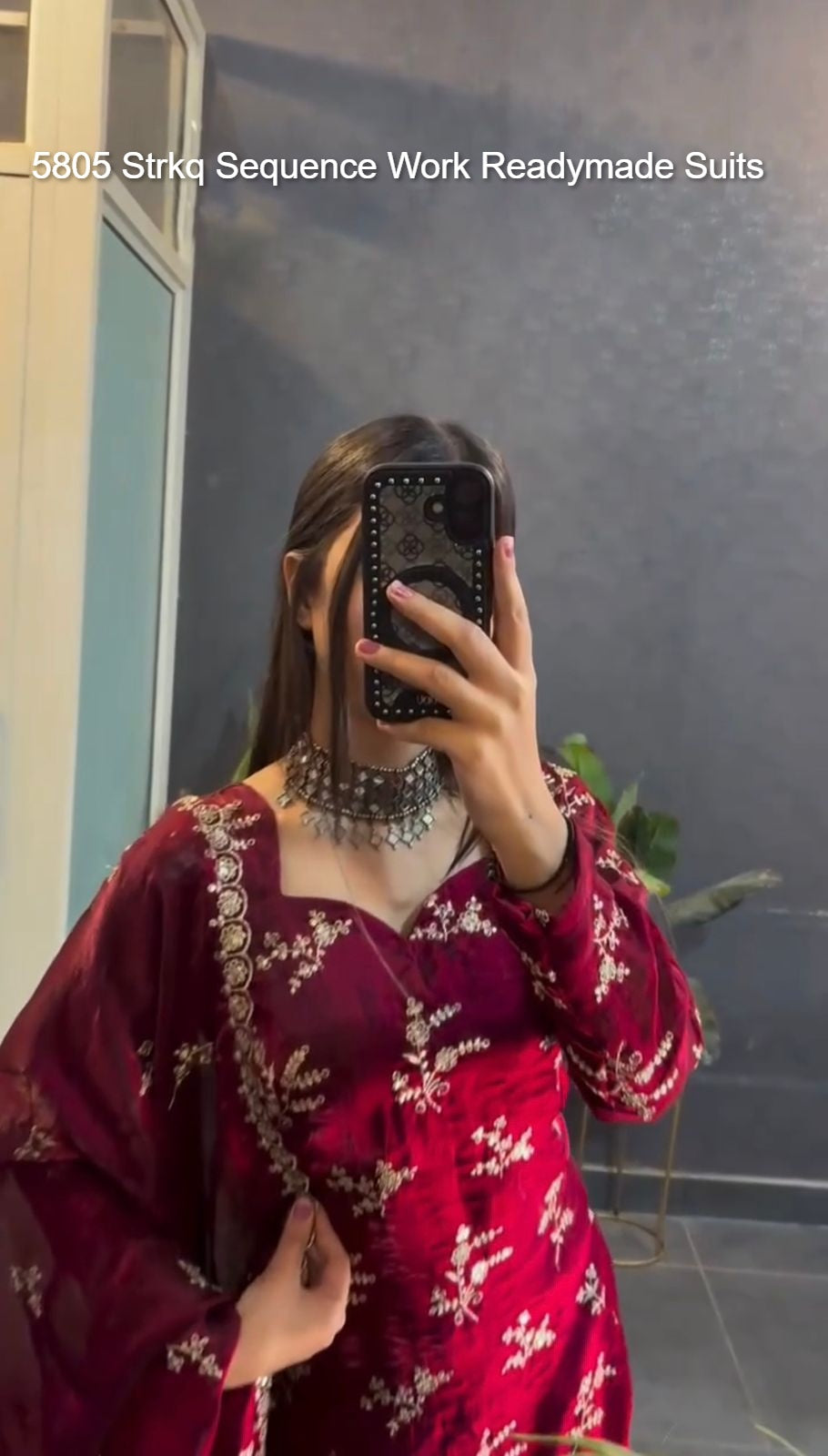 5805 Strkq Sequence Work Readymade Suits