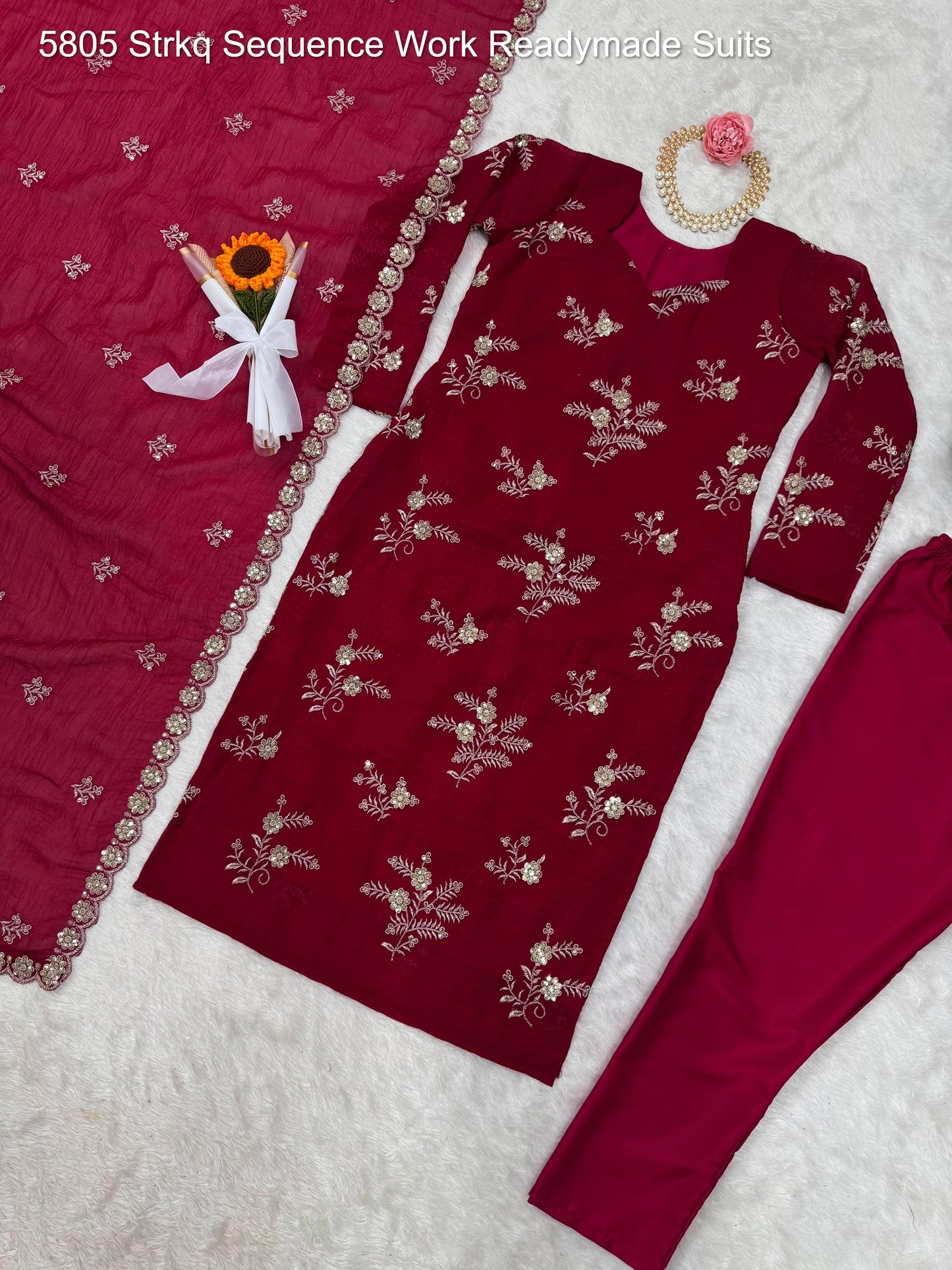 5805 Strkq Sequence Work Readymade Suits