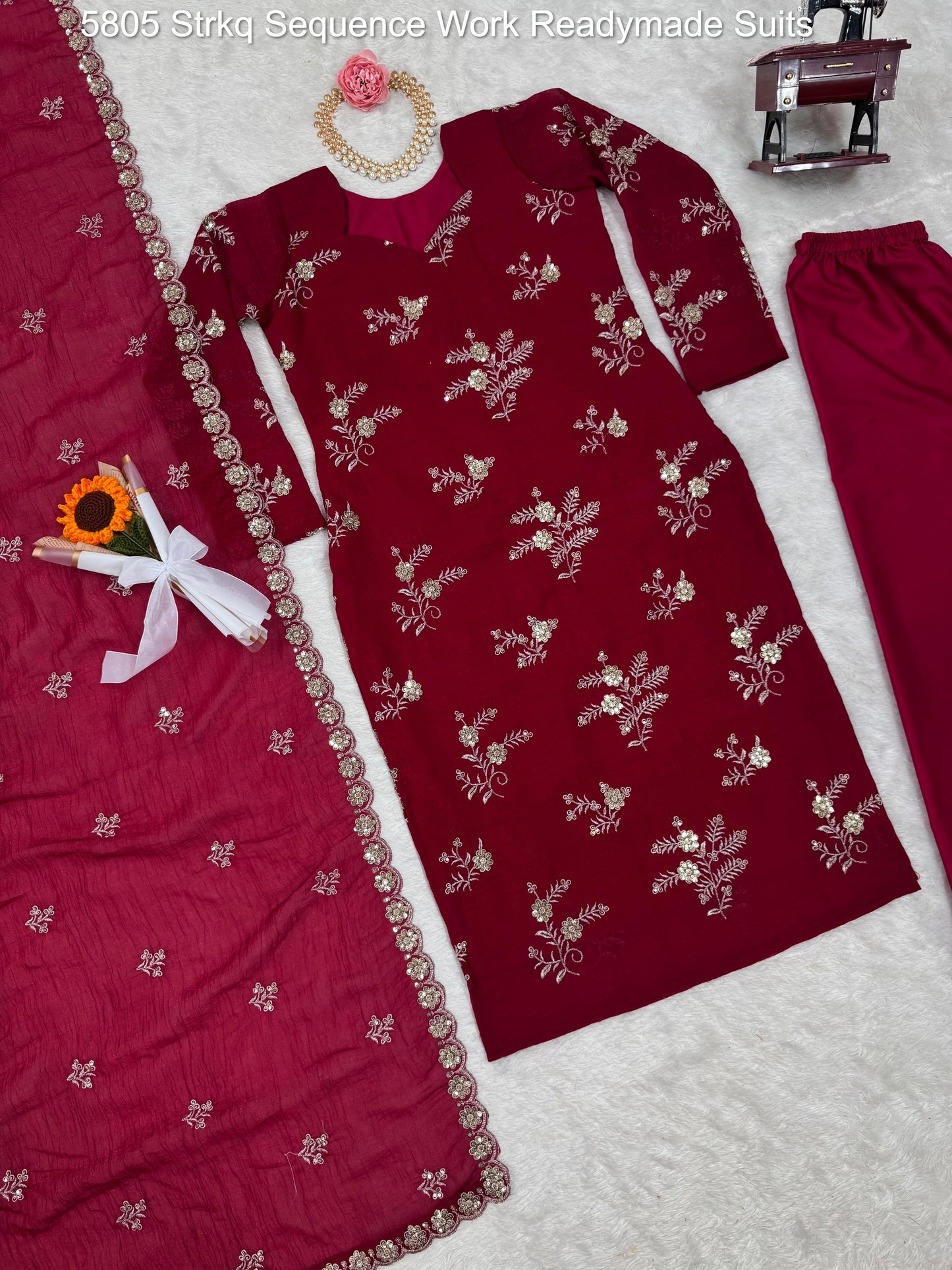 5805 Strkq Sequence Work Readymade Suits